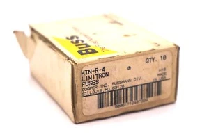 10 NEW BUSSMANN KTN-R-4 FUSES KTNR4 - Picture 1 of 1
