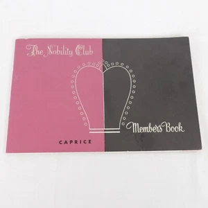The Nobility Club Members Book Caprice 1950 Empire Crafts Plate Silverware Used - Imagen 1 de 10