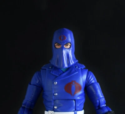 GI Joe Classified RETRO Hooded Cobra Commander Painted custom head - Image 1 of 3