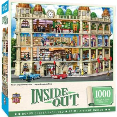 MasterPieces Puzzle; Field's Department Store - Inside Out series; 1000 pieces - Image 1 of 2