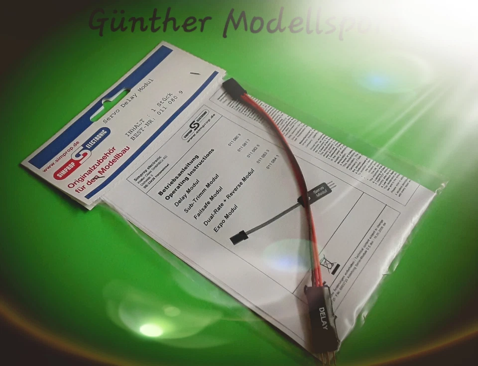 Simprop Electronic Servo Delay Modul, 0110809 Günther Modellsport - Bild 1 von 1