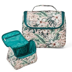Scunci Large Weekender Toiletry and Cosmetic Travel Bag w/ Internal Organizer - Picture 1 of 5