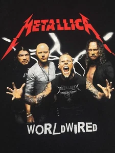 2017 METALLICA WORLDWIRED TOUR Heavy Metal  SKULL KINGDOM VOLBET Adult T-shirt S - Picture 1 of 6