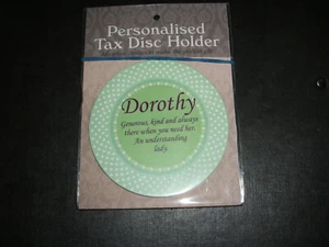 TAX DISC HOLDER.. (MAGNETIC )......( DOROTHY ) ......... - Picture 1 of 1