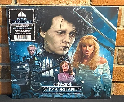EDWARD SCISSORHANDS - Soundtrack, Limited SPLATTER COLORED VINYL LP Gatefold New - Image 1 of 4