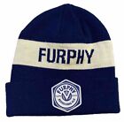 Furphy Football Adult Beanie Beer Refreshing Ale Blue White One Size Hat