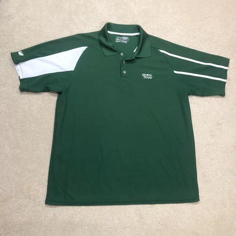 University of North Texas UNT Polo Shirt Mens Large Green Cover