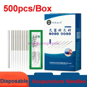 LuoYa Acupuncture Spring Handle Needles with guide tube 500 1000 Massage Cupping - Picture 1 of 11