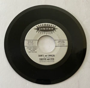 Forever and Ever, "Saints and Sinners"/ "Friday Woman", Rock, Jubilee,  7", 1967 - Picture 1 of 2