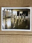 1962 Texas High School Girls Gym Class Warm Ups Sephia Photo Gymnasium