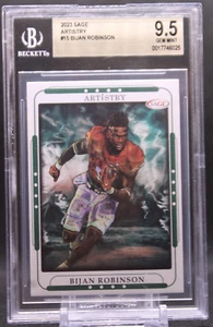 Bijan Robinson 2023 Sage Artistry #15 Texas Longhorns RC BGS 9.5 GEM MINT - Picture 1 of 2