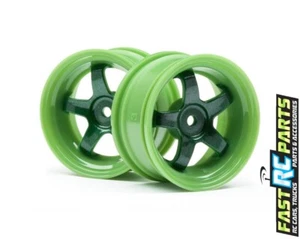 HPI Racing HPI111090 Work Meister S1 Wheel Green 3mm Offset (2) - Picture 1 of 1