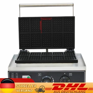 Waffle Maker professionale macchina per waffle belga macchina per waffle padella antiaderente - Foto 1 di 12