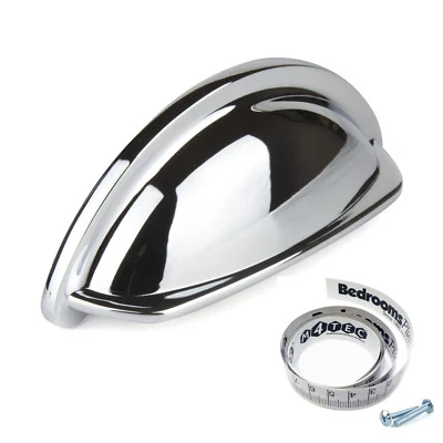 M4TEC Cup Kitchen Cabinet Door Handles Cupboard Drawer Bedroom Furniture Pull - Image 1 of 2