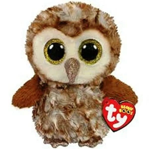 TY BEANIE BABIES BOOS PERCY GUFO OWL CON GLITTER 15 CM T 36326 - Picture 1 of 1