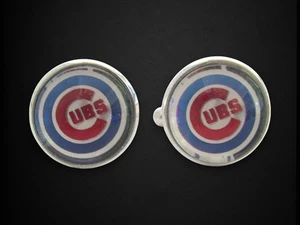 Baseball Card Cufflinks, Chicago Cubs Wedding Jewelry Cuff Links - Foto 1 di 5