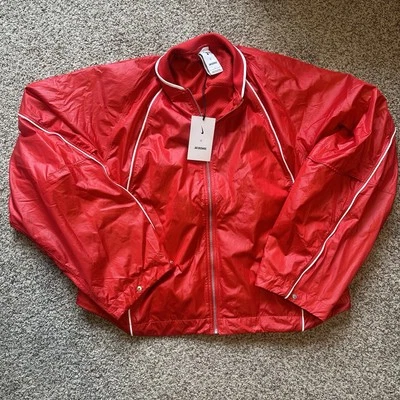 Nike x Jacquemus Adult Unisex Track Jacket University Red Size Large FV5697-642 - Image 1 of 4
