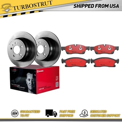 布雷博前刹车转子垫套件适用于 2012 - 2015 梅赛德斯 - 奔驰 ML350 — 第 1/4 张图片