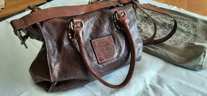 Campomaggi Schultertasche Braun Nieten Neu - Bild 1 von 3