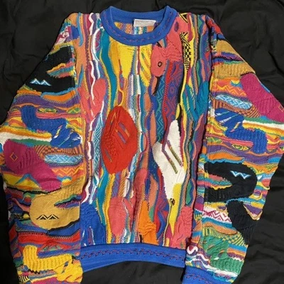 COOGI Strick Pullover Mehrfarbig 3D Vintage Größe S Australian From Japan RIN - Bild 1 von 4