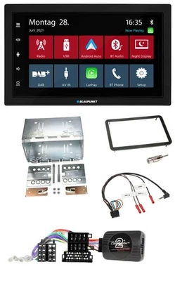 Blaupunkt Lenkrad Bluetooth DAB 2DIN USB Autoradio für Alfa Romeo 159 Brera Spid - Bild 1 von 4