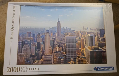 NEW YORK City Scape 2000 Clementoni High Quality Art Puzzle NEW / SEALED Italy - Image 1 of 4