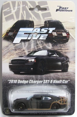 Fast & Furious Five 2010 Dodge Charger Vault Dragger Car 1/64 Custom Hot Wheels - Image 1 of 4