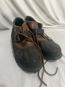 Polo Ralph Lauren Dover III 3 Duck Stiefel Leder braun hellbraun Stiefeletten Herren 8,5 - Bild 1 von 7