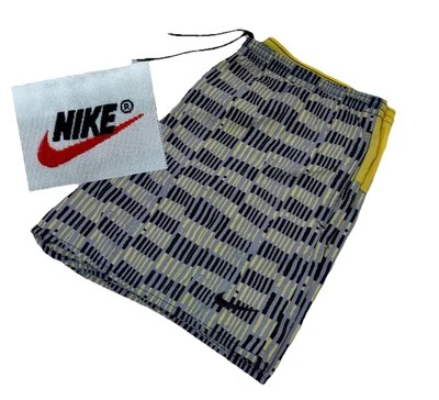 Vintage 1996 Nike Geometric Abstract All Over Swim Print Shorts ACG 90s Mens 2XL Foto 1 de 4