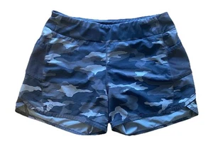 Athleta Girl Printed Record Breaker 3” Short Black Gray Camo Size XL 14 - Picture 1 of 4