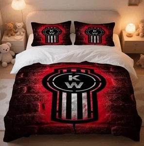 Kenworth 3D Unique Pattern Quilt Cover Set Queen Size - Picture 1 of 1