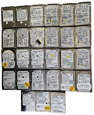 *NOT WORKING*  27 - 320GB, 500GB, 1TB  2.5'' SATA Drives (READ DESCRIPTION) - Image 1 of 3