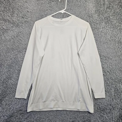 FootJoyShirt Long Sleeve Thermal Base Layer White Top Performance Large *Stain - Image 1 of 4