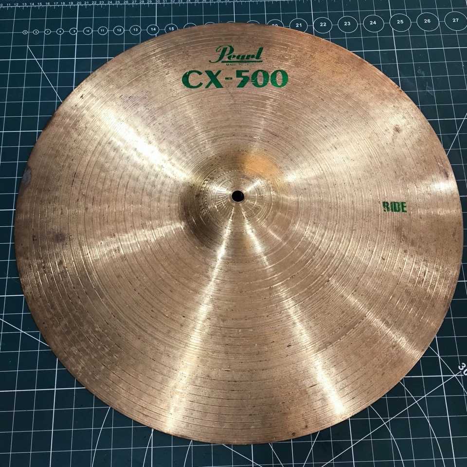 Platillo de paseo Pearl CX-500 20" - Paseo clásico de latón de los 80 de colección hecho en Japón Foto 1 de 4