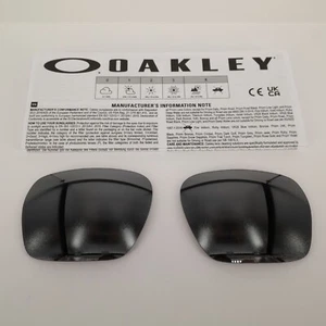 New Oakley PARLAY OO4143 PRIZM BLACK POLARIZED Replacement Lens Authentic - Picture 1 of 4
