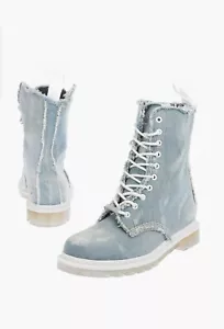 Dr Martens Denim off white washed 1490 Men’s Boots UK 7 US 8 - Picture 1 of 20