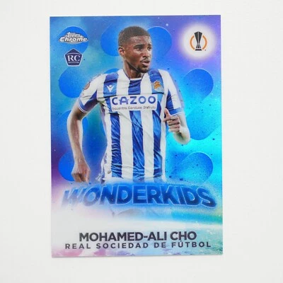 2022-23 Topps UEFA Chrome Wonderkids Blue Icy Mohamed-Ali Cho #W-11 /150 - Image 1 of 2