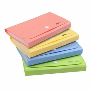 12 Pockets 4 Colors A6 Office Expanding File Folder Holder Organizer Fastener #J - Picture 1 of 17