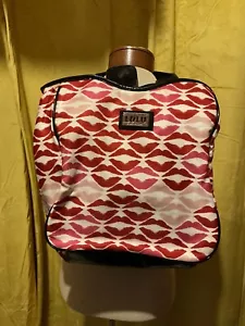 Lulu Guinness Lips Kisses Tote Purse Shoulder Bag - Picture 1 of 2