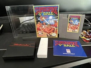 Juego SuperSpike V’Ball NES Nintendo CIB Auténtico Probado Con Cubierta Antipolvo - Imagen 1 de 7