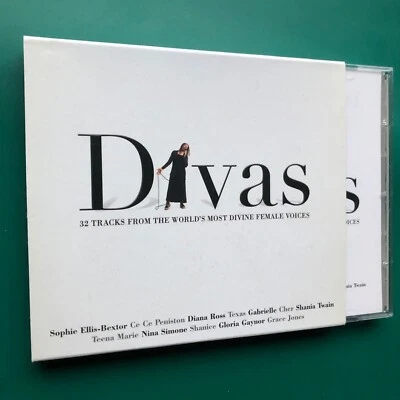 DIVAS Pop 2x CD The Most Divine Female Voices Donna Summer Cher Gladys Knight EX Foto 1 de 4