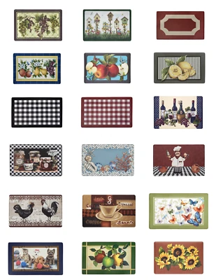 Oversized Premium Anti Fatigue Memory Foam Kitchen Mats - Assorted Styles - Image 1 of 4