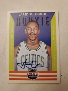 PANINI PAST N PRESENT JARED SULLINGER AUTOGRAPH ROOKIE CELTICS - Picture 1 of 3