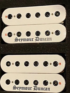 Seymour Duncan Blackened Black Winter Humbucker Pickup 6 String Set - BLANCO - Imagen 1 de 2