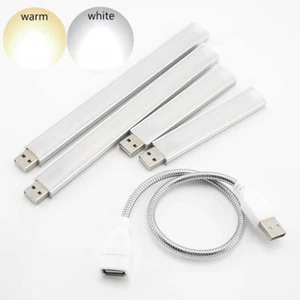 Portable Mini USB 5V LED Table Lamp 10LED 20Leds Reading Computer Night Lights - Picture 1 of 20