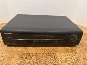 SHARP VC-A400U 4 Head VCR Powers On No Remote **PARTS ONLY** - Picture 1 of 5