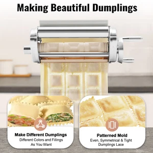 Ravioli Maker Attachment Kitchen Pasta Aid Attachments For Kitchen Stand Mixer - Picture 1 of 13