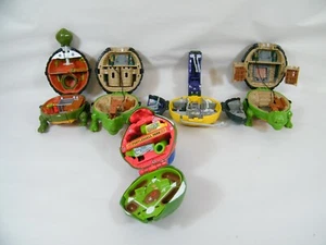 1994/95 TMNT MINI MUTANT PLAYSETS CASTLE BASEBALL SEWER NINJA TURTLES (5) SETS - Picture 1 of 12