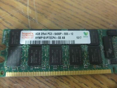 Hynix | HP | HYMP151P72CP4-S5 | 504465-061 | 4GB PC2-6400P - Image 1 of 3
