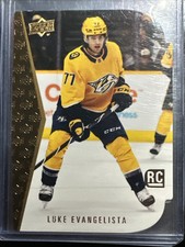 2023-24 Upper Deck Series 1 Luke Evangelista Rookie Retro Die Cut Gold🔥 #RDT-3